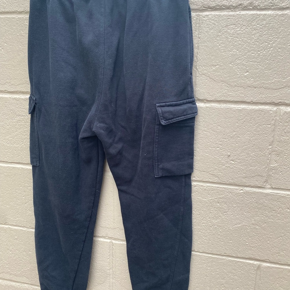 Nike Blue Black Cargo SweatPants with Tapered Fit